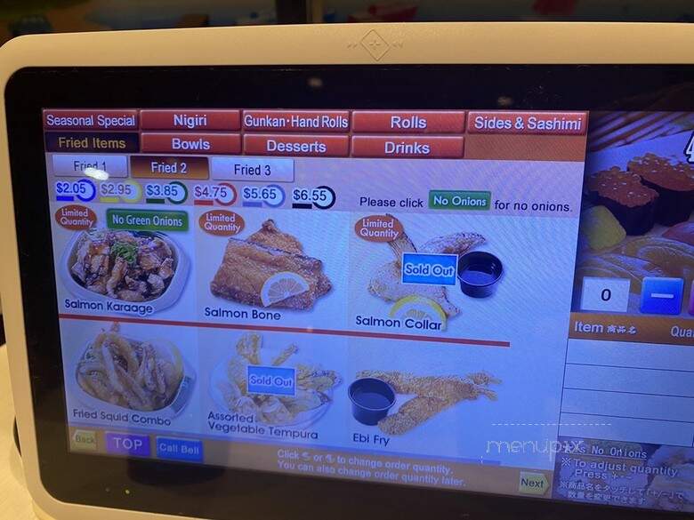 Genki Sushi - Kahului, HI menu_pic