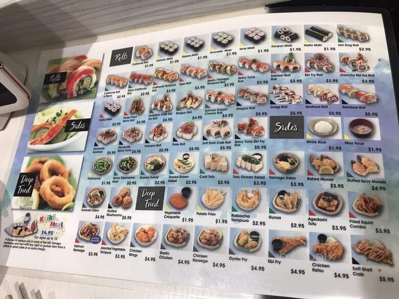 Genki Sushi - Kahului, HI menu_pic