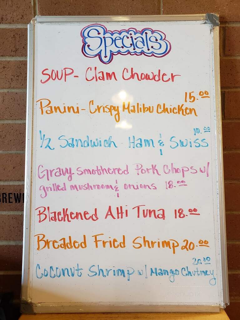Bitter Creek Brewing - Rock Springs, WY menu_pic