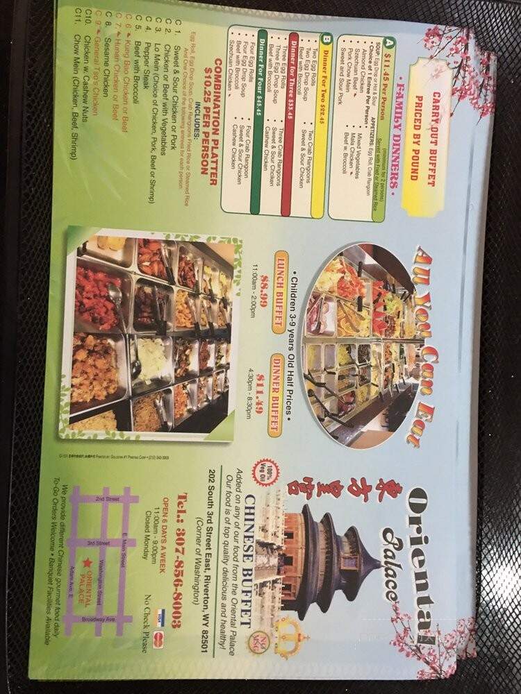 Oriental Palace - Riverton, WY menu_pic