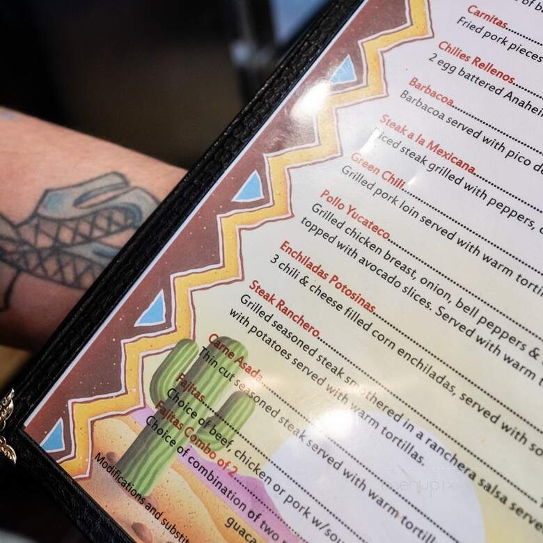 Tortilla Factory - Cheyenne, WY menu_pic