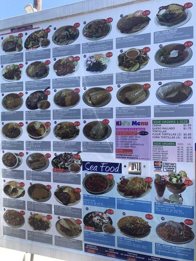 Ranchito Taqueria & Restaurant - Houston, TX menu_pic