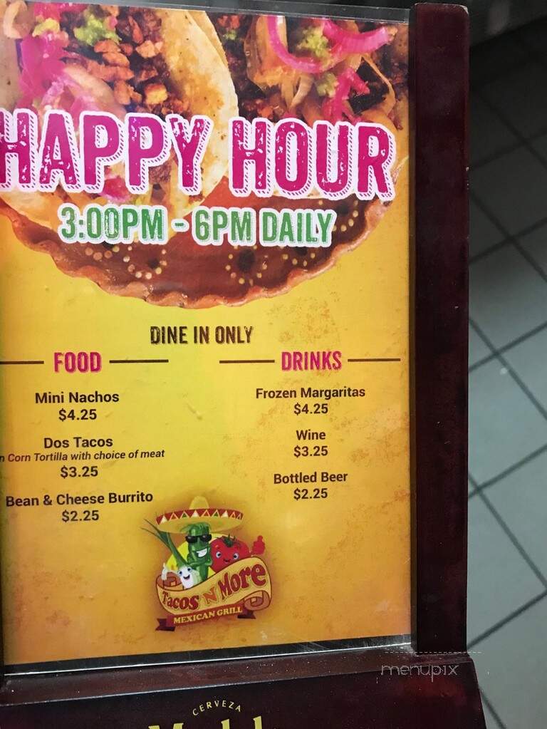 Taco's & More - Maricopa, AZ menu_pic