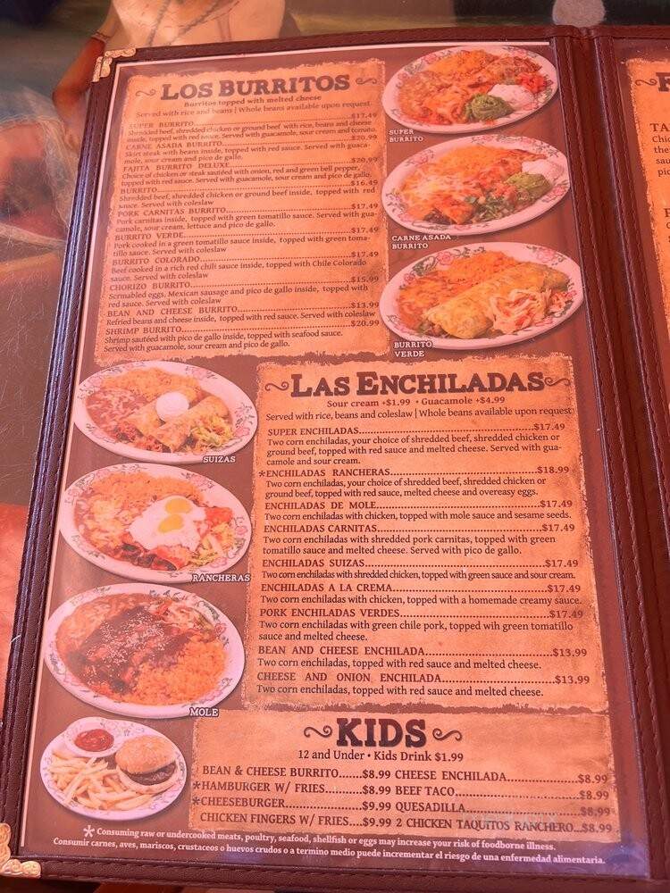 Fiesta Mexicana Family - Page, AZ menu_pic