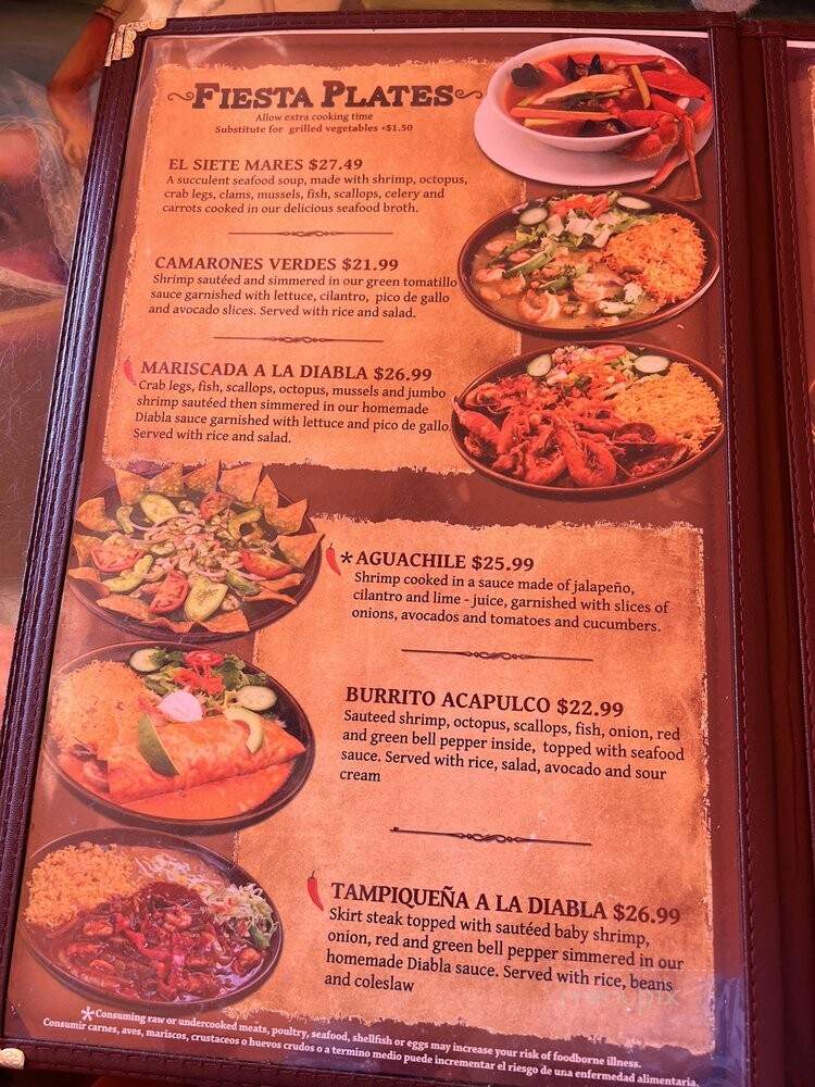 Fiesta Mexicana Family - Page, AZ menu_pic