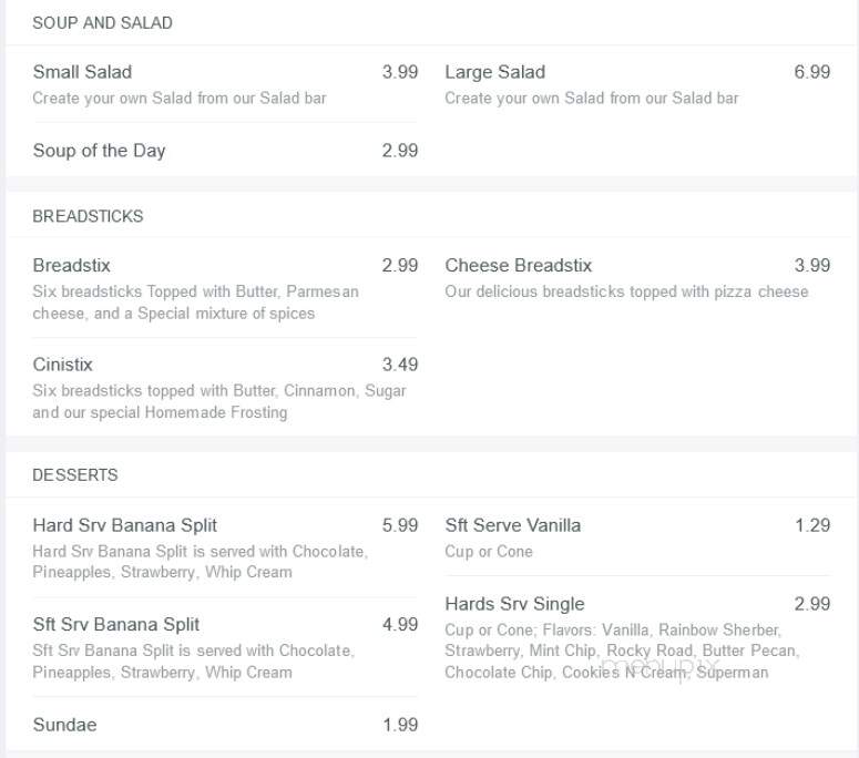 Pizza Edge - Tuba City, AZ menu_pic