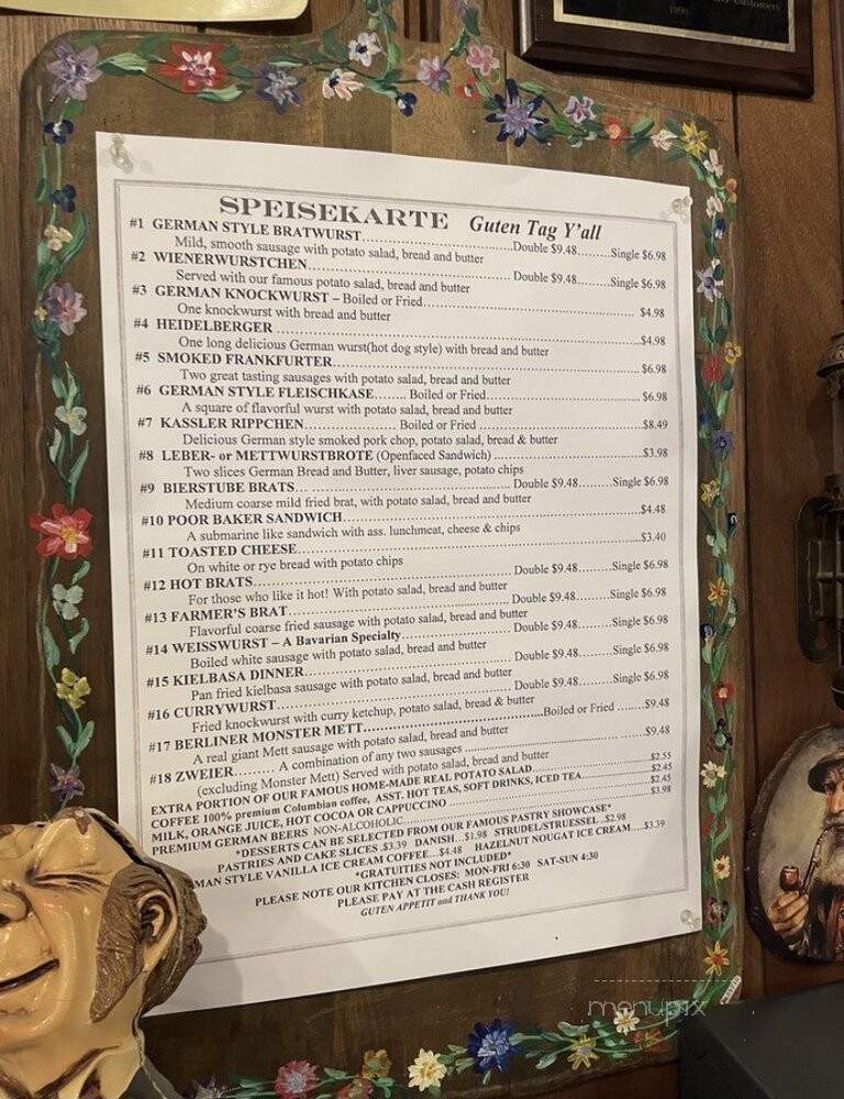 Heidelberg Haus Gift Boutique - Indianapolis, IN menu_pic