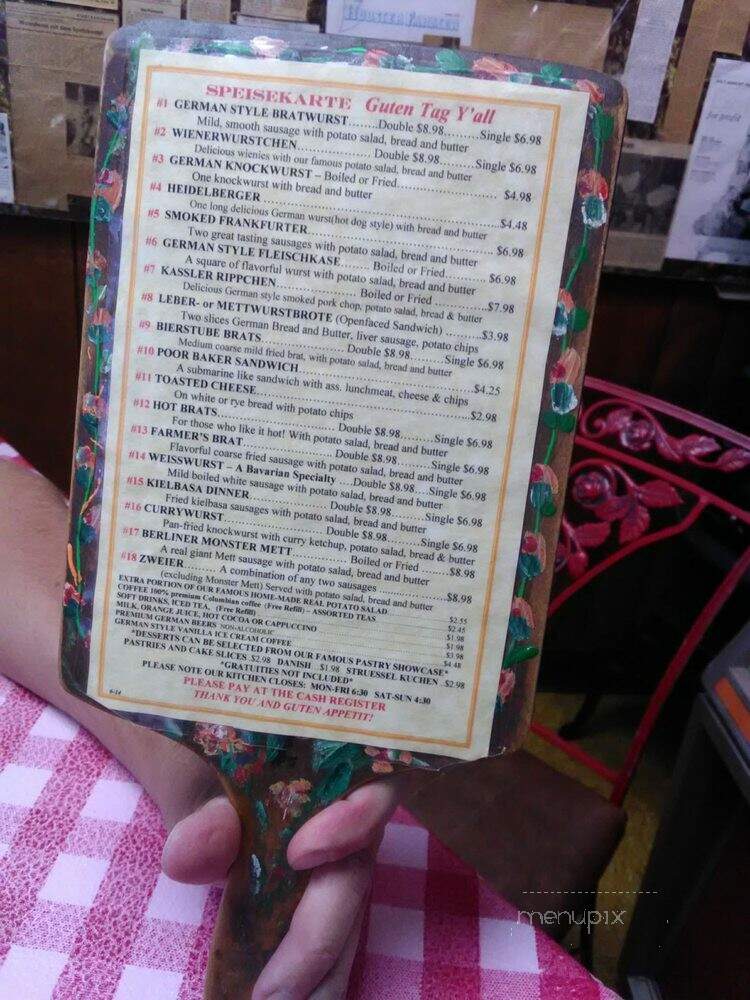 Heidelberg Haus Gift Boutique - Indianapolis, IN menu_pic