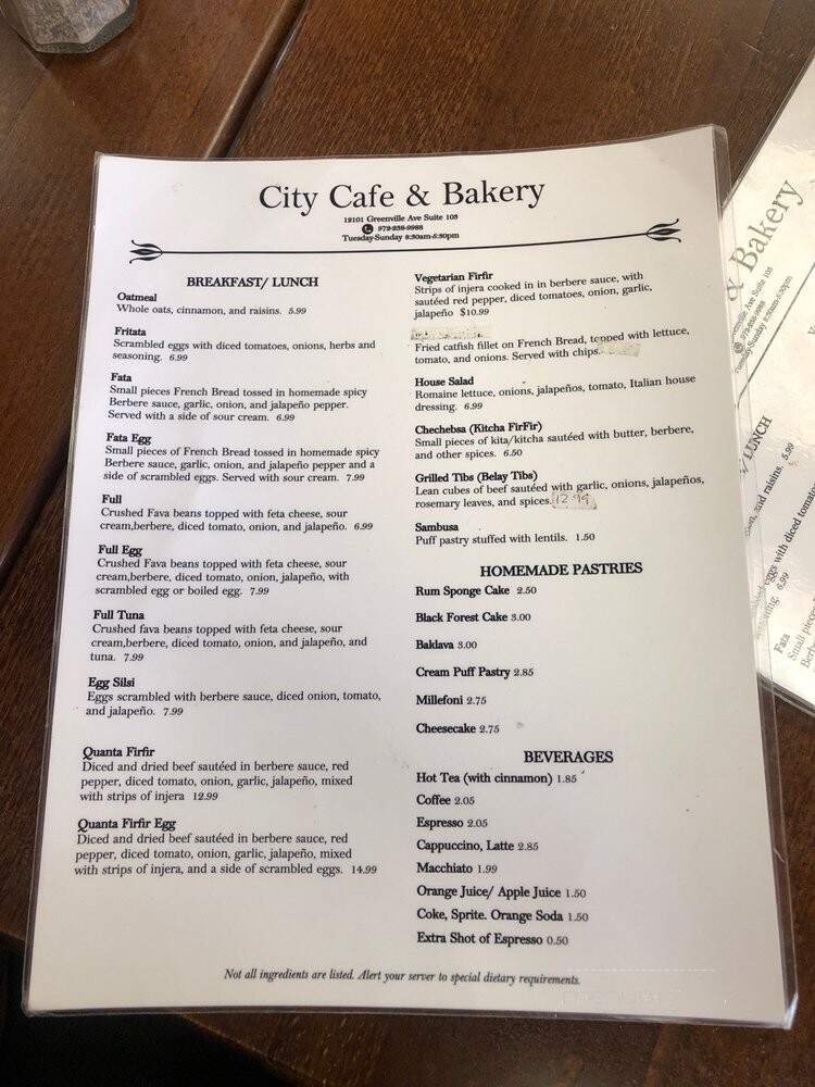 City Cafe & Bakery - Dallas, TX