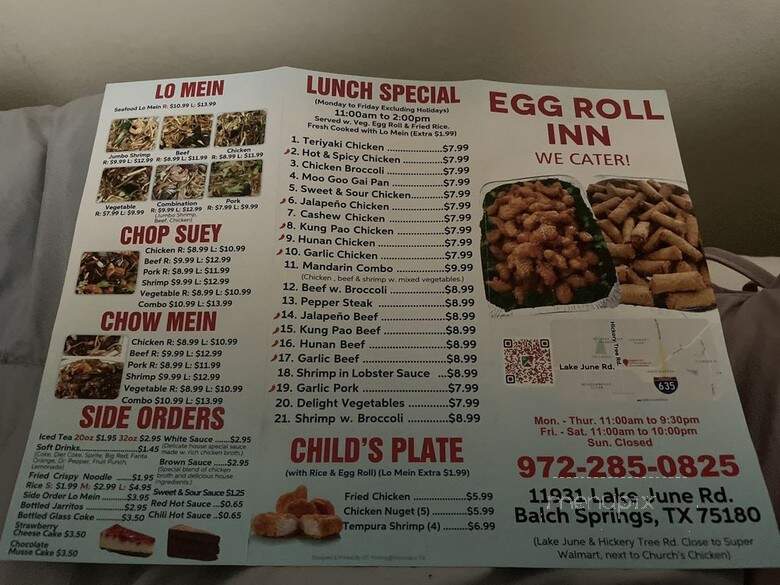 Eggroll Inn - Mesquite, TX menu_pic