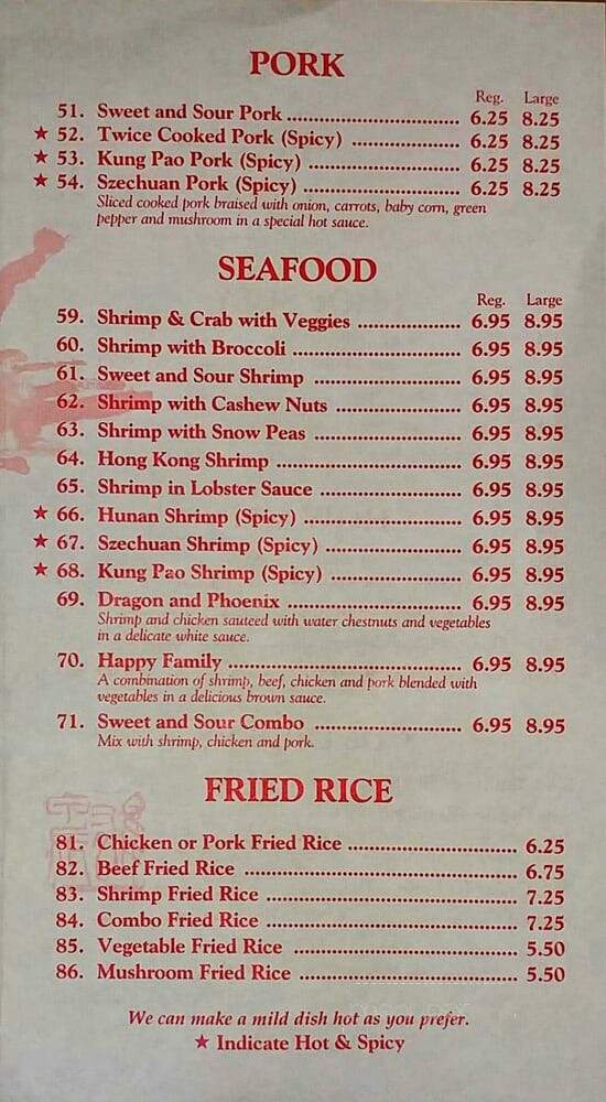 Eggroll Inn - Mesquite, TX menu_pic