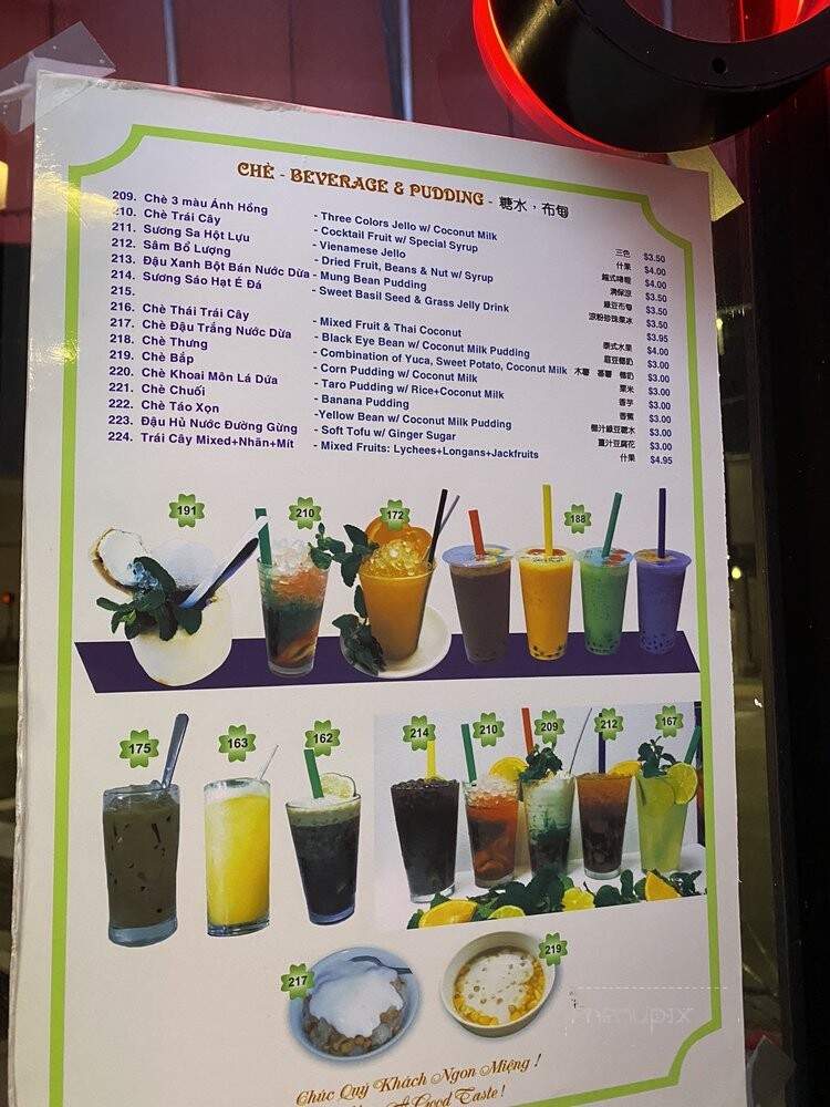 Anh Hong Restaurant - Orlando, FL menu_pic