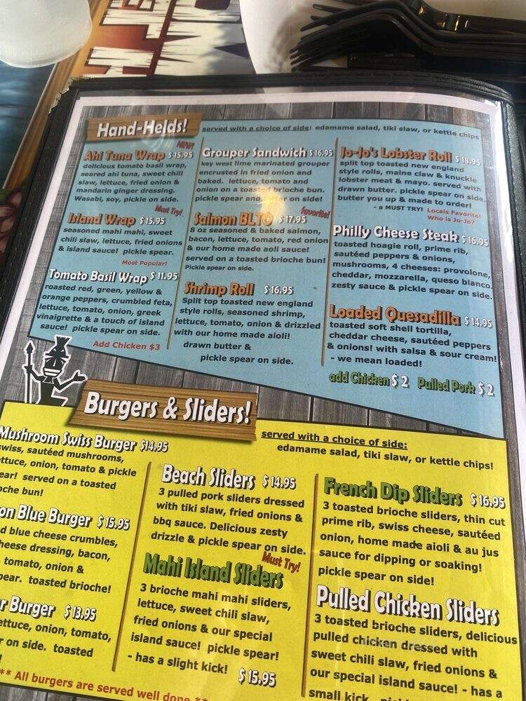 Anna Maria Oyster Bar - Bradenton, FL menu_pic