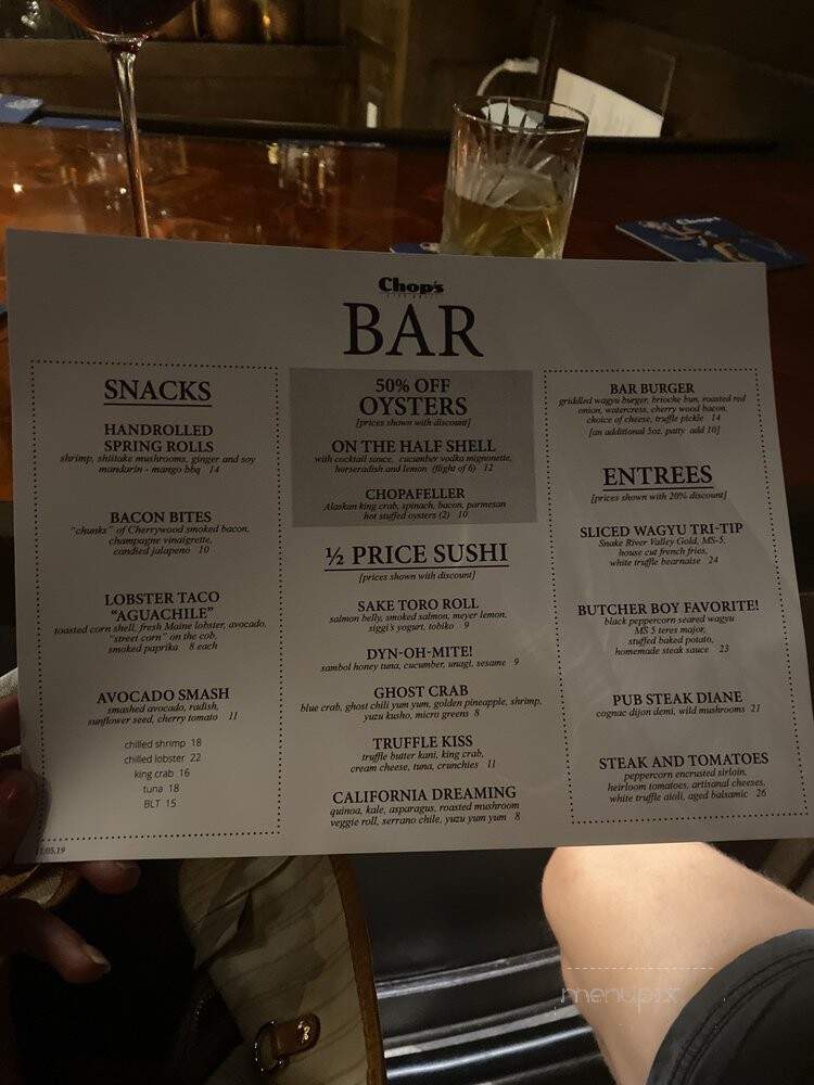 Chops City Grill - Naples, FL menu_pic