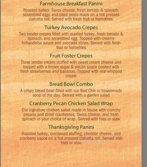 Cinnamon Sticks Restaurant - Inverness, FL menu_pic