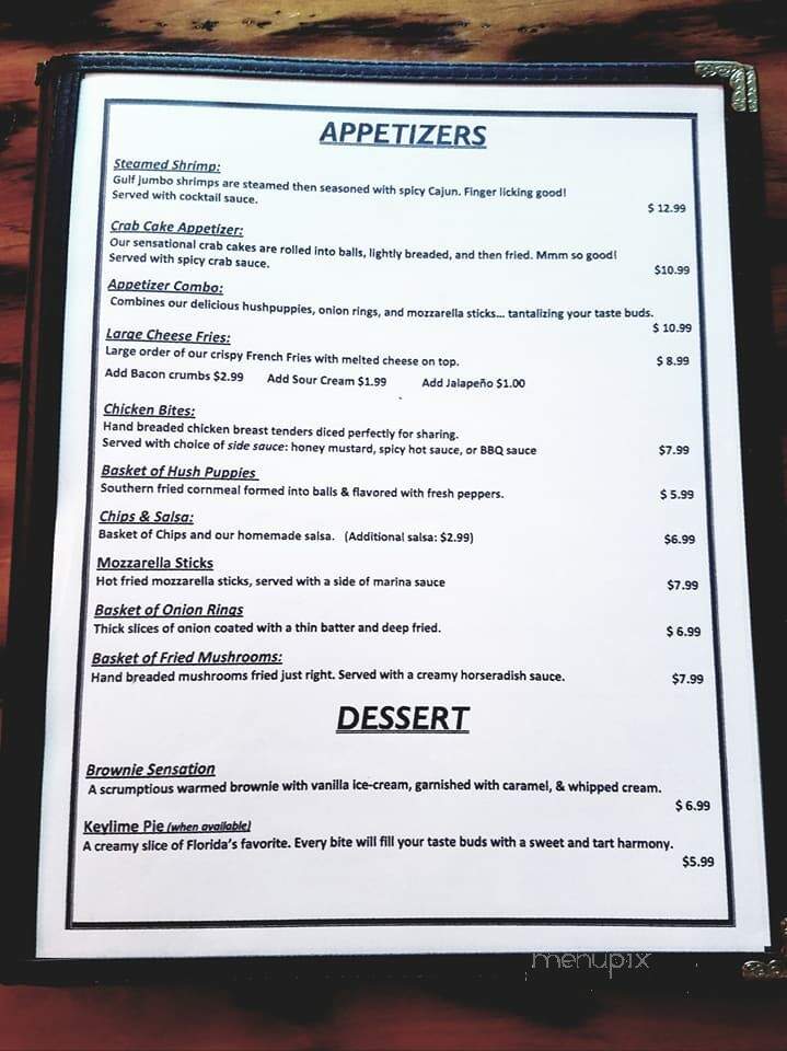 Crackerbox - Fort Myers, FL menu_pic