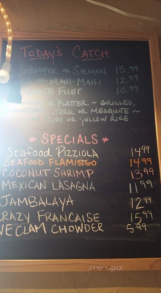 Crazy Flamingo - Marco Island, FL menu_pic