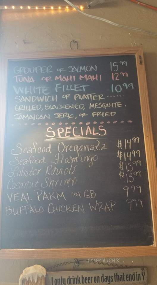 Crazy Flamingo - Marco Island, FL menu_pic