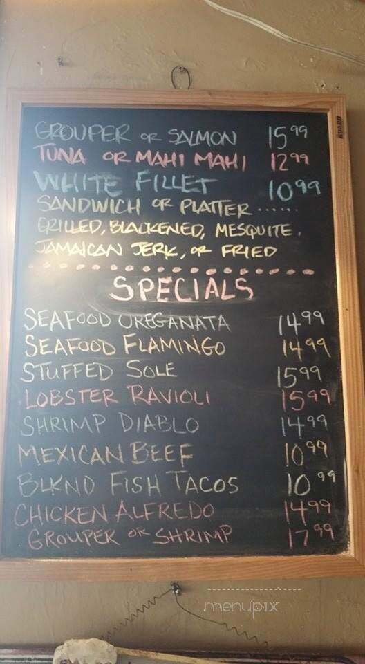 Crazy Flamingo - Marco Island, FL menu_pic