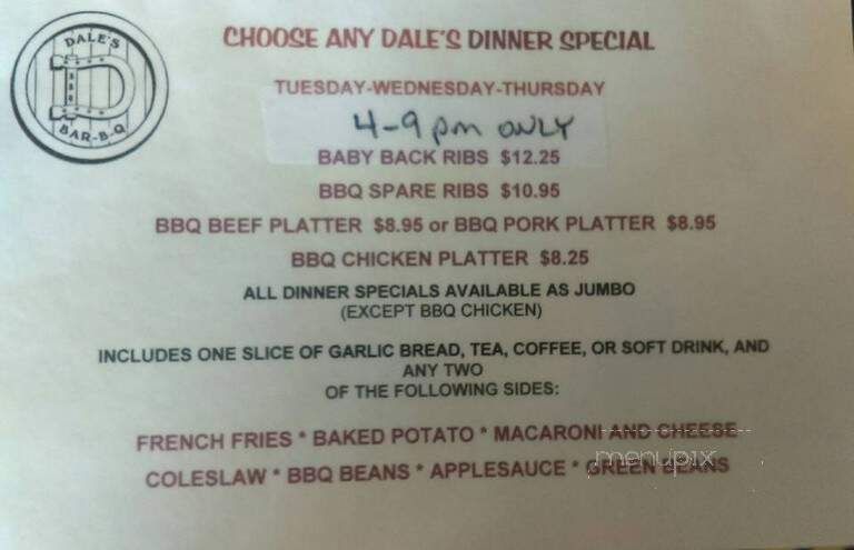 Dale's Bar-B-Q West - Fort Pierce, FL