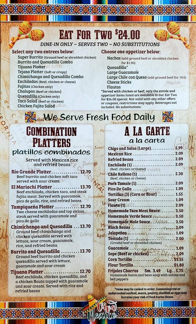 El Molcajetes - Palmetto, FL menu_pic