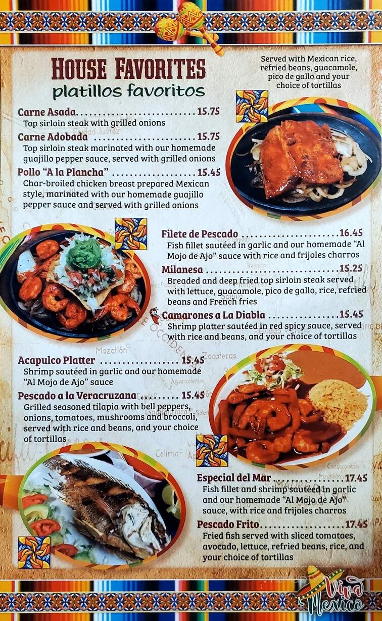 El Molcajetes - Palmetto, FL menu_pic