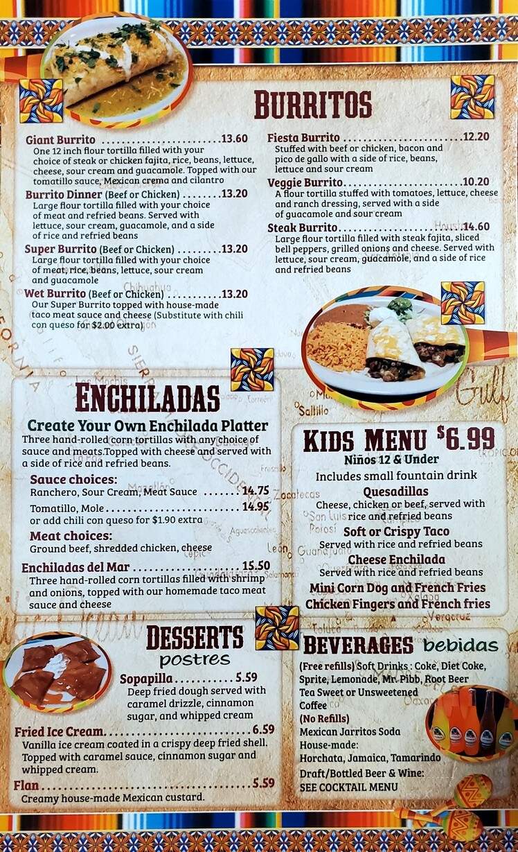 El Molcajetes - Palmetto, FL menu_pic