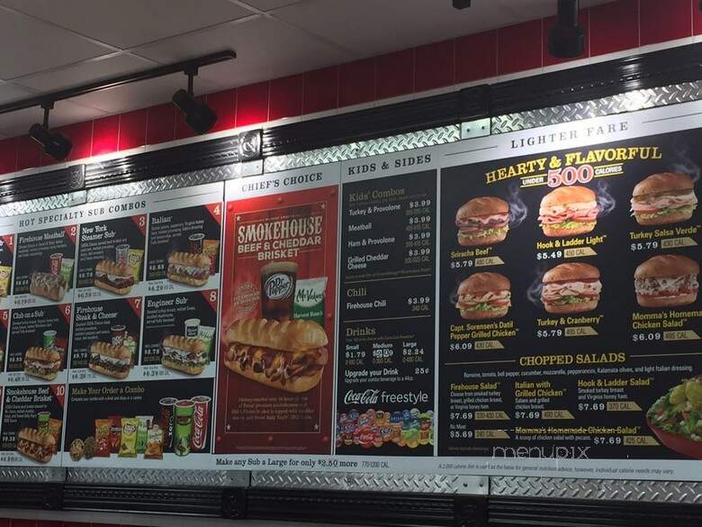 Firehouse Subs - Ormond Beach, FL menu_pic