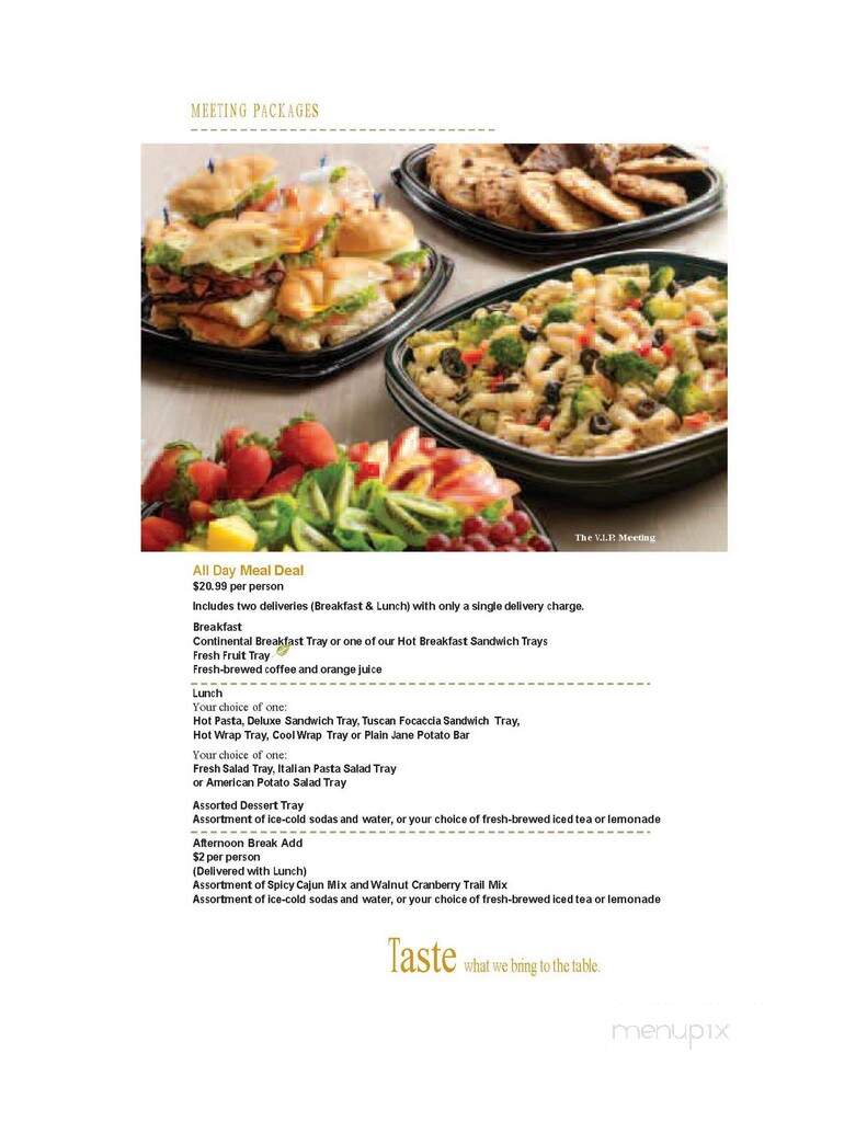 Jason's Deli - Fort Myers, FL menu_pic