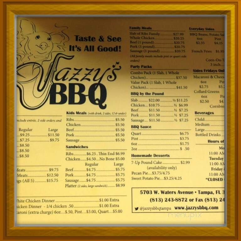 Jazzy's BBQ - Tampa, FL