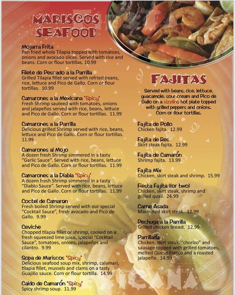 La Fiesta Mexicana - Haines City, FL menu_pic
