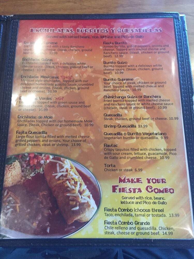 La Fiesta Mexicana - Haines City, FL menu_pic