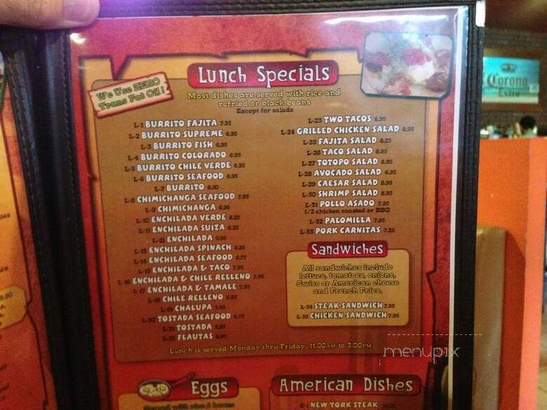 La Fogata - North Palm Beach, FL menu_pic