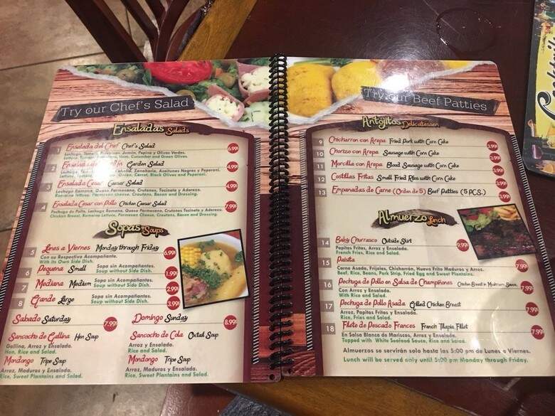 La Fonda Paisa - West Palm Beach, FL menu_pic