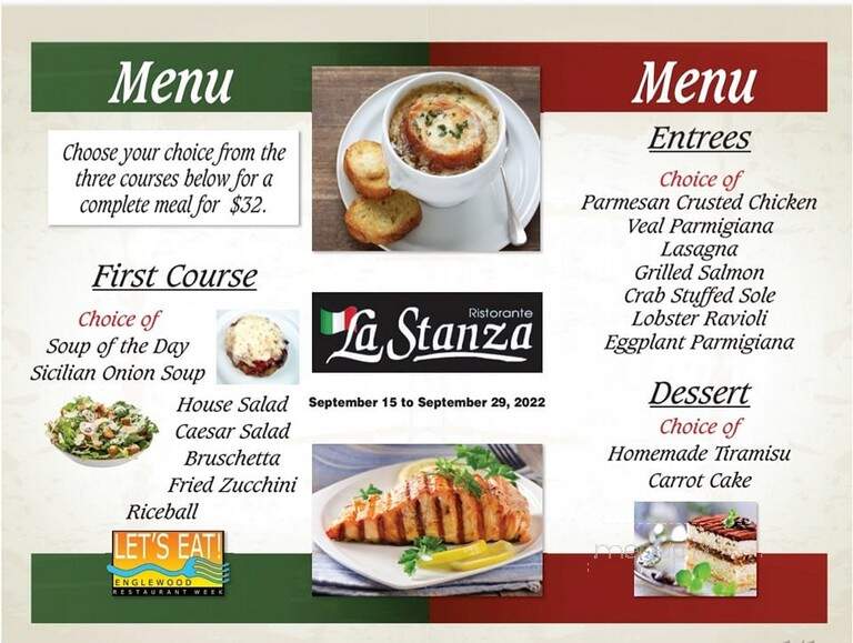 Lastanza Ristorante - Englewood, FL menu_pic