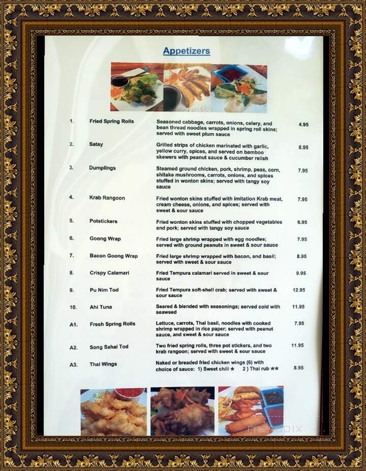 Little Thai Cafe - Tarpon Springs, FL menu_pic