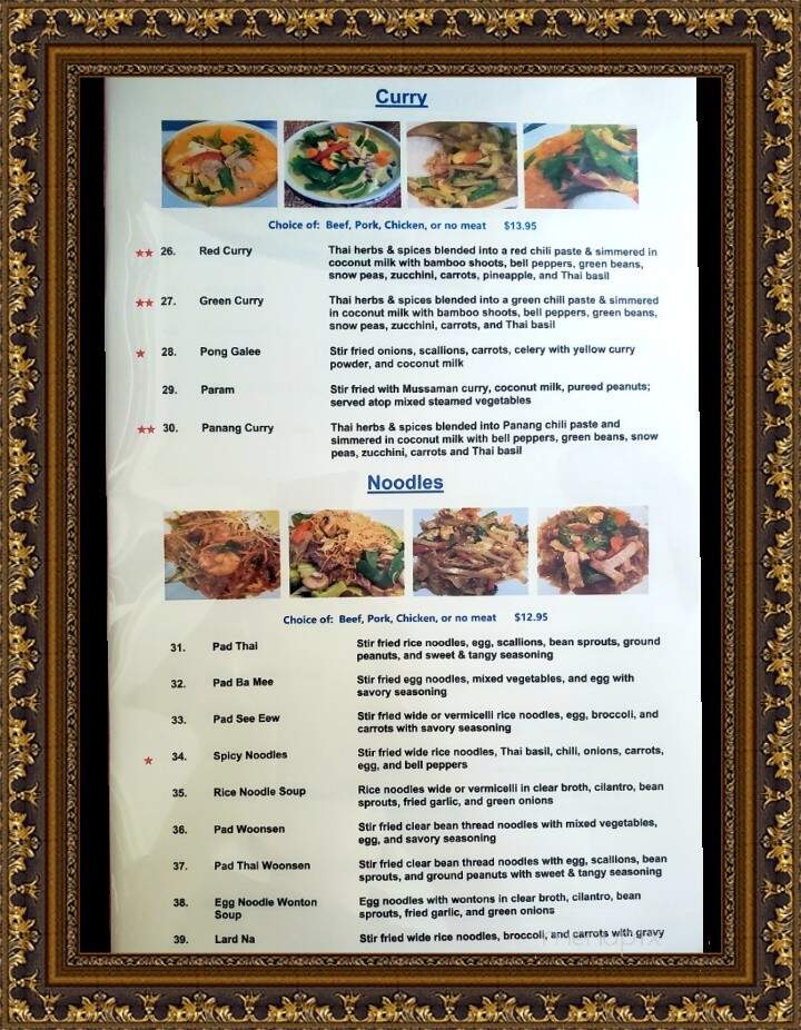 Little Thai Cafe - Tarpon Springs, FL menu_pic