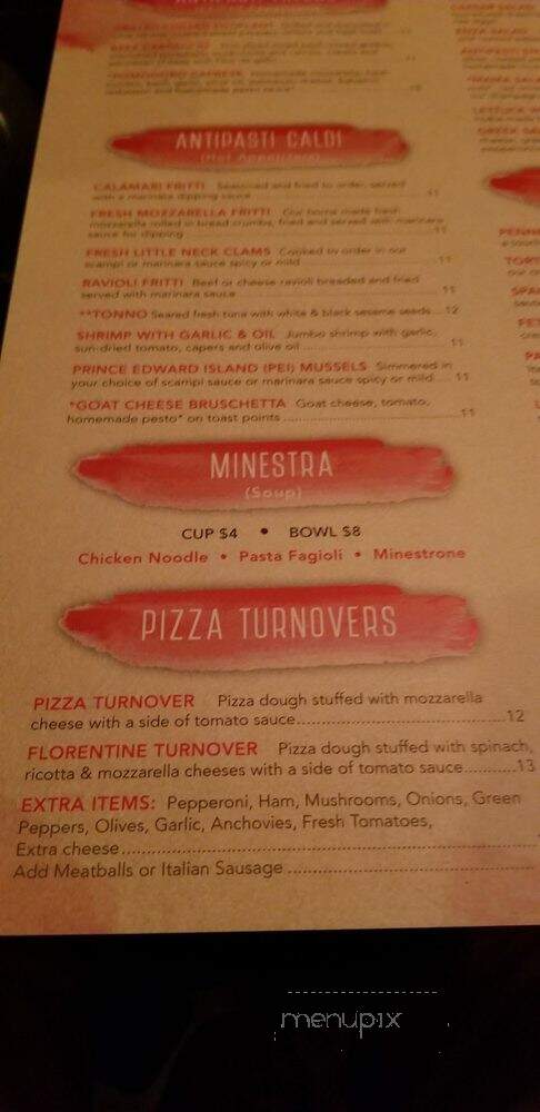 Enza's Italian Restaurant - Jacksonville, FL menu_pic