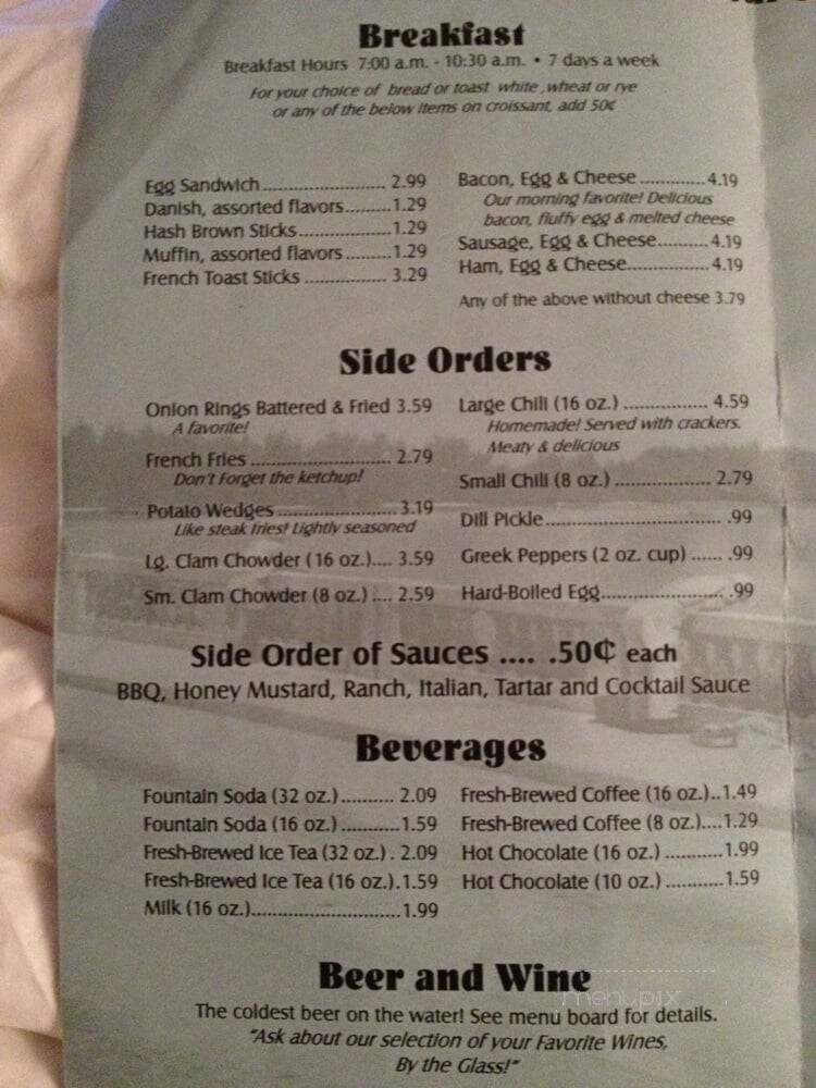 New Pass Grill - Sarasota, FL menu_pic