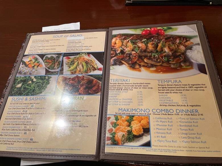 Origami Korean-Japanese Restaurant - Fort Myers, FL menu_pic
