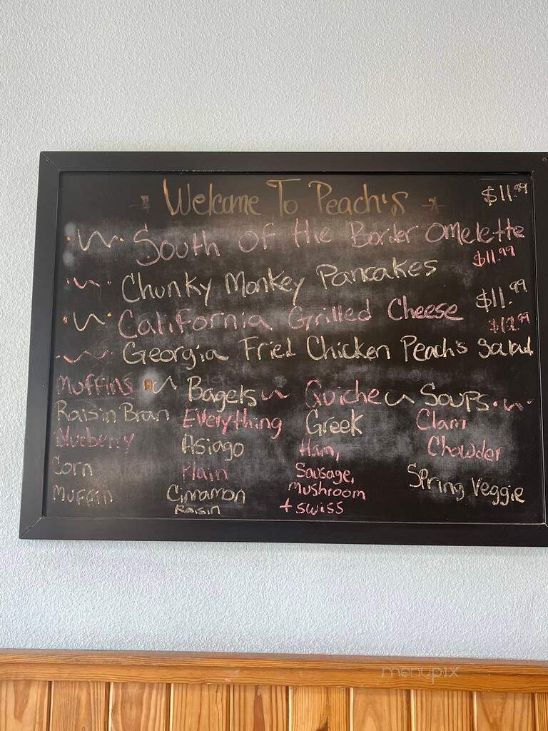 Peach's Bee Ridge - Sarasota, FL menu_pic