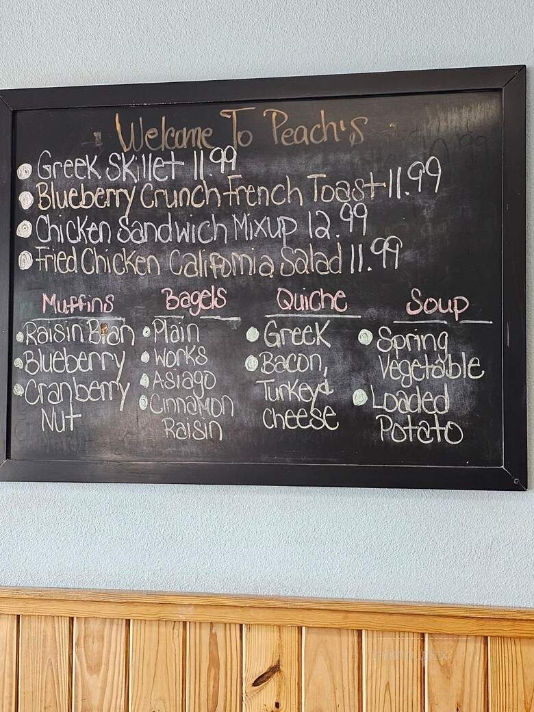 Peach's Bee Ridge - Sarasota, FL menu_pic