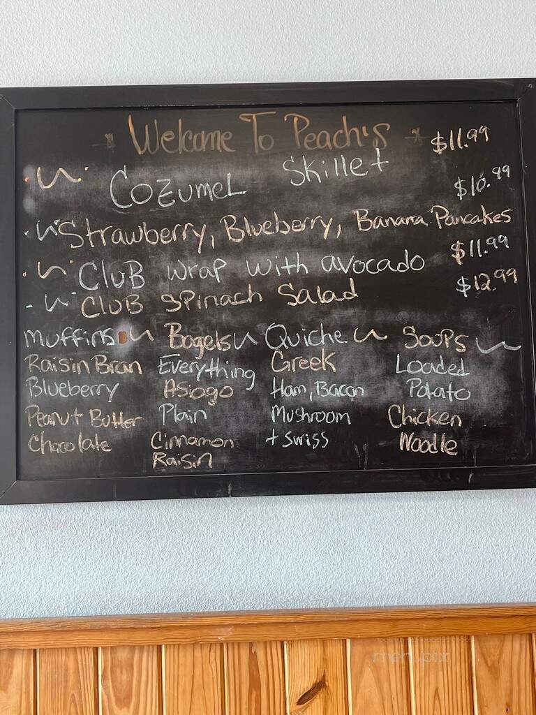Peach's Bee Ridge - Sarasota, FL menu_pic