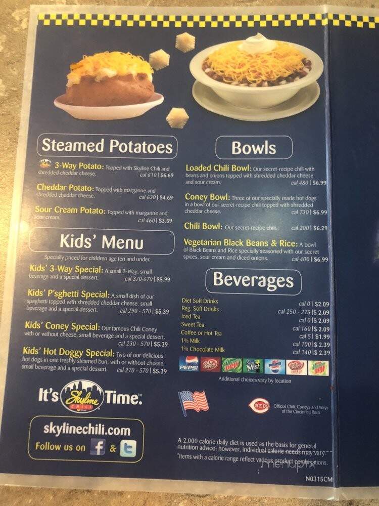 Skyline Chili - Clearwater, FL menu_pic