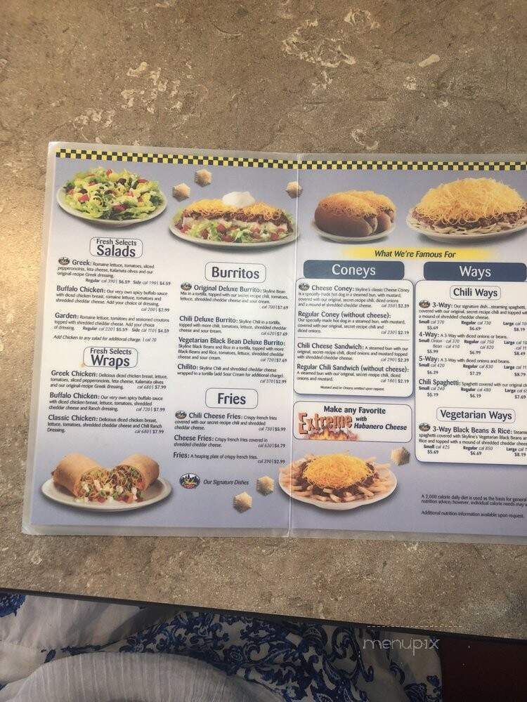 Skyline Chili - Clearwater, FL menu_pic