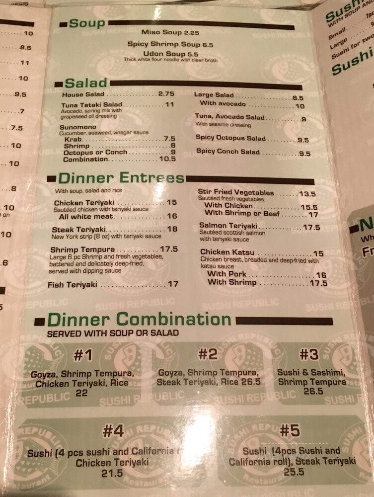 Sushi Republic - Surfside, FL menu_pic