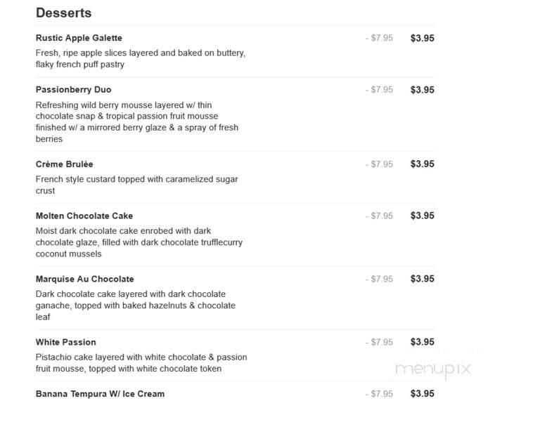 Takeya Japanese Steak House - Ormond Beach, FL menu_pic