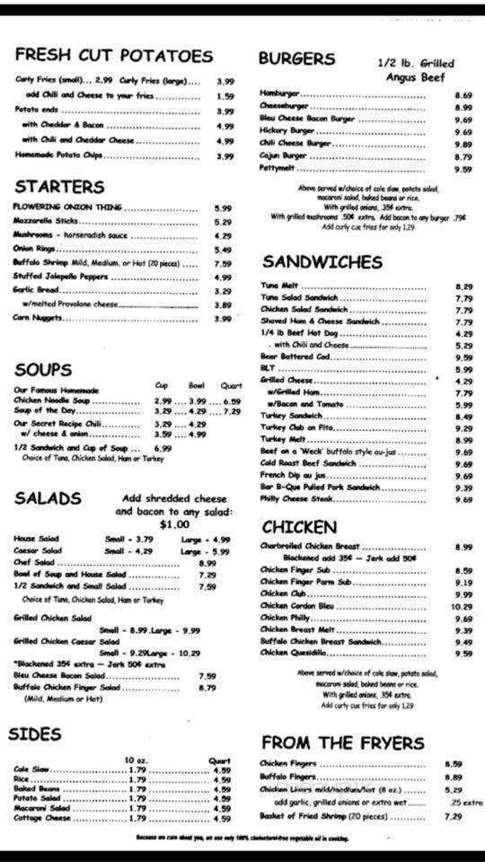 Wings 'n Things - Pompano Beach, FL menu_pic