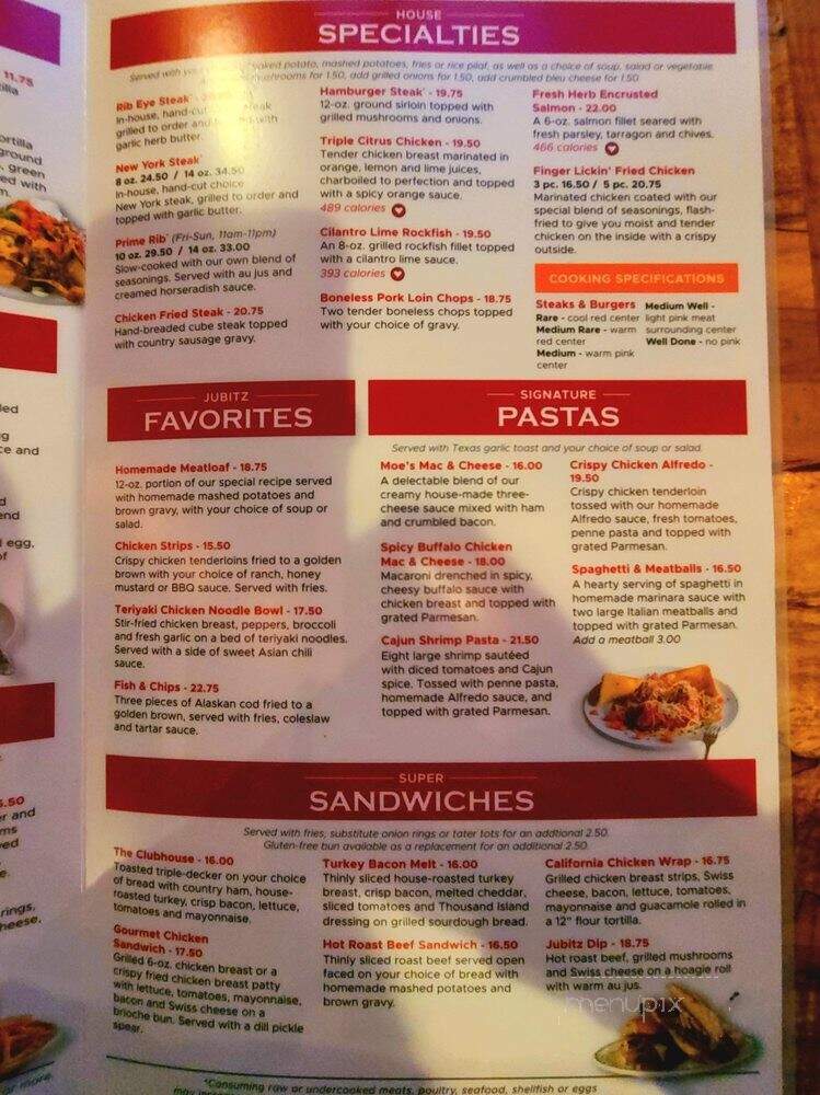 Portlander Inn Cascade Grill - Portland, OR menu_pic