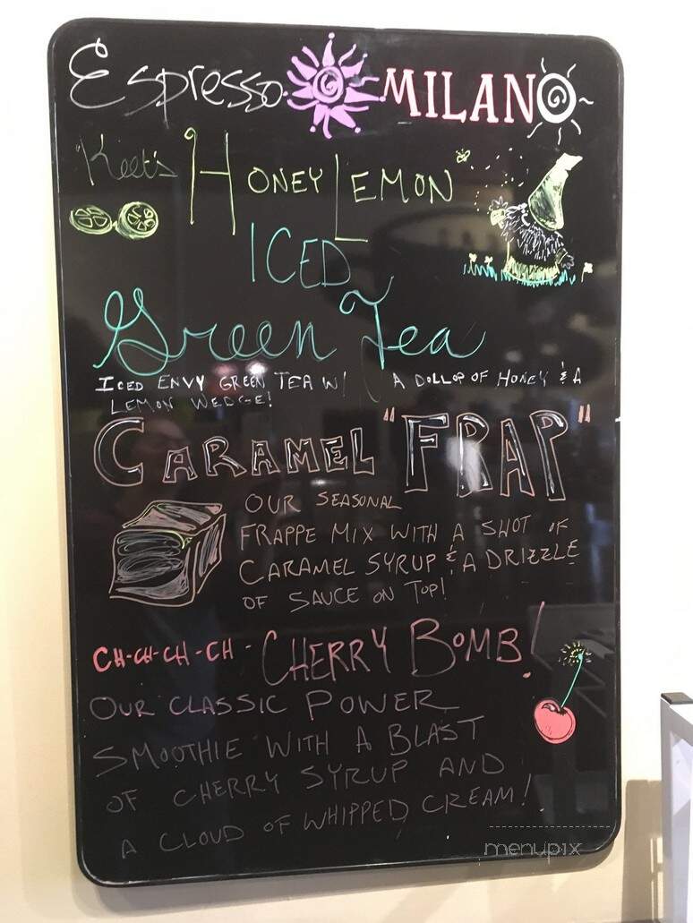 Espresso Milano - Midland, MI menu_pic
